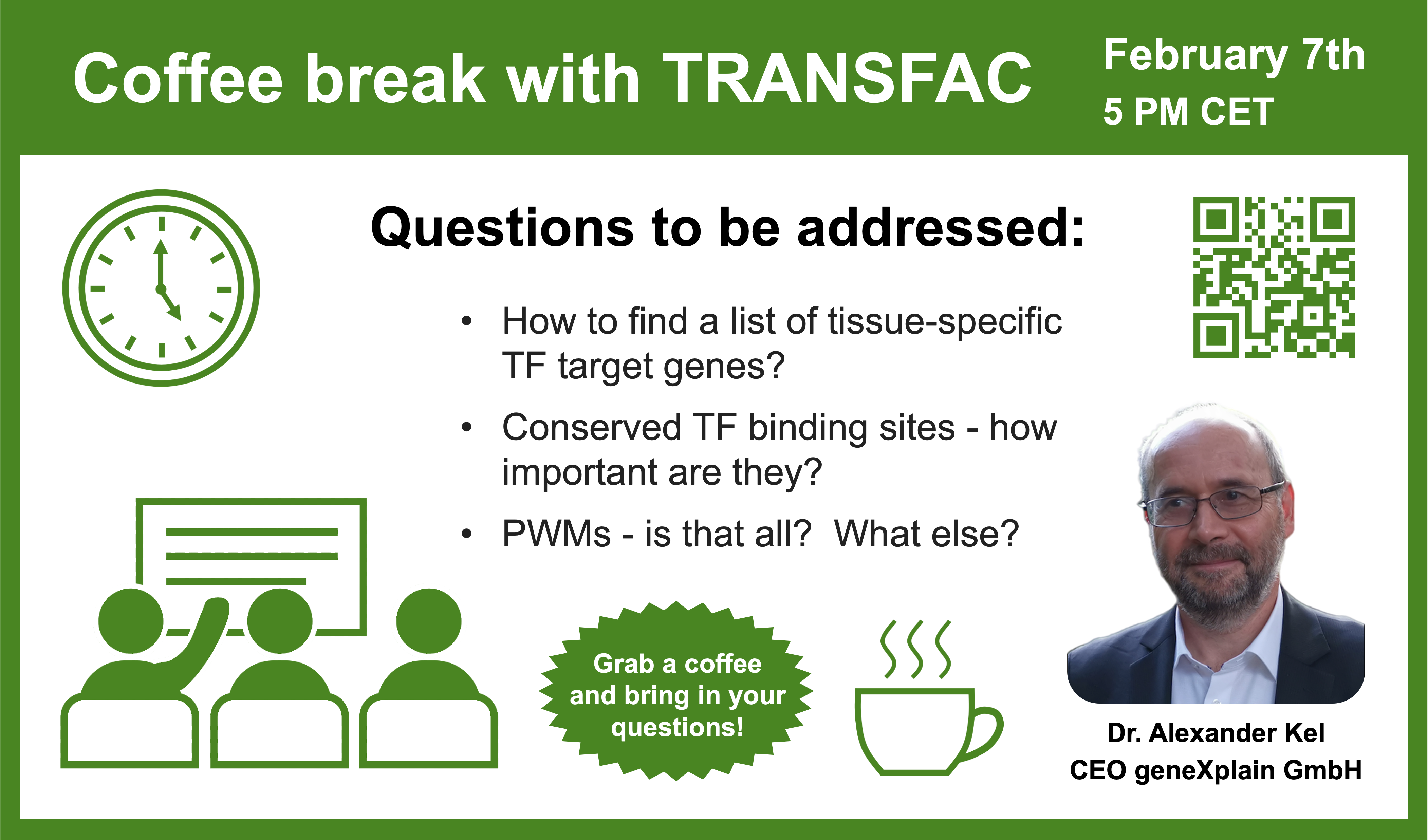 Second coffee break with TRANSFAC