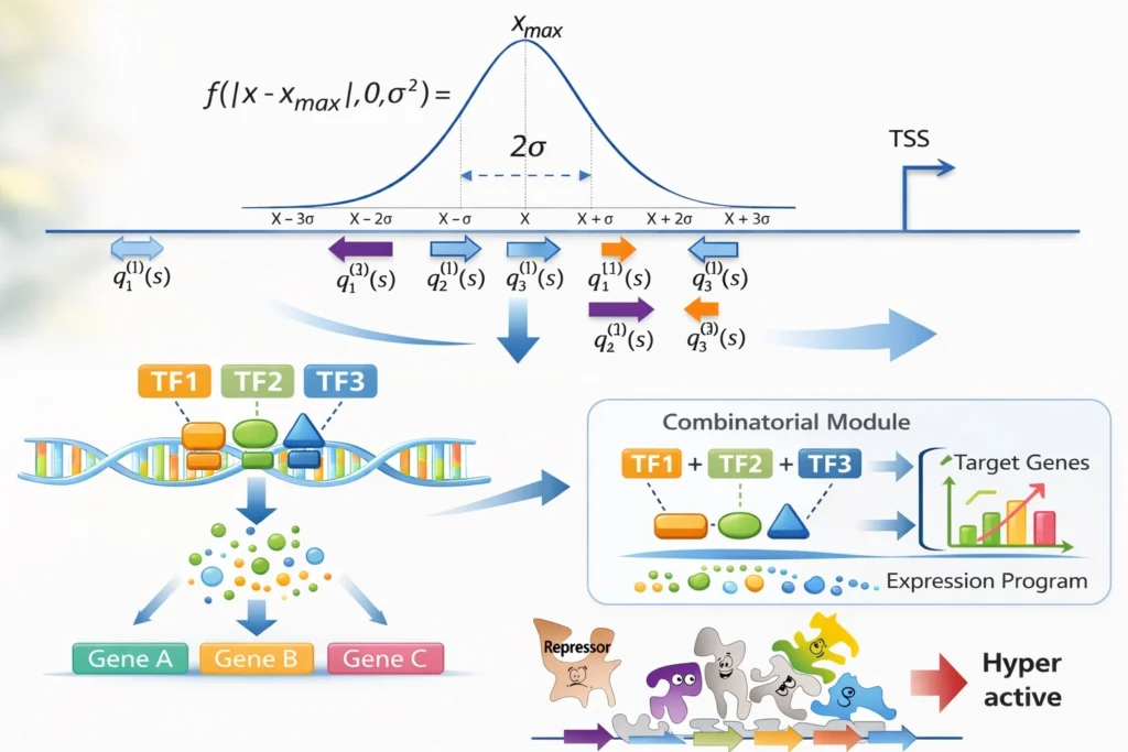 illustration of transcription factor combinations